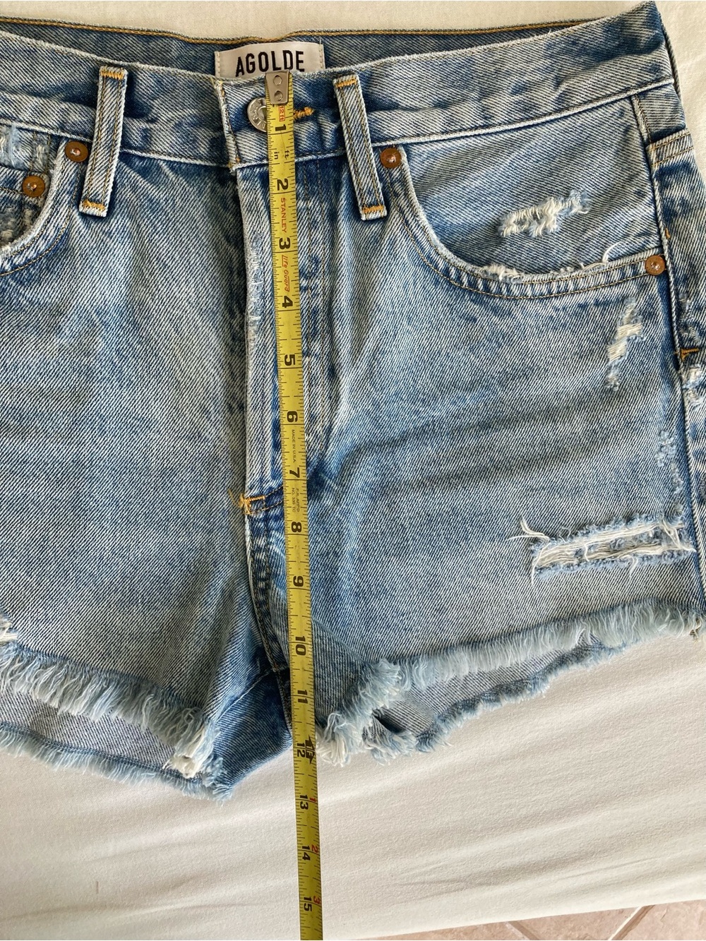 Agolde Parker Jean Shorts size 26 - Picture 5 of 10